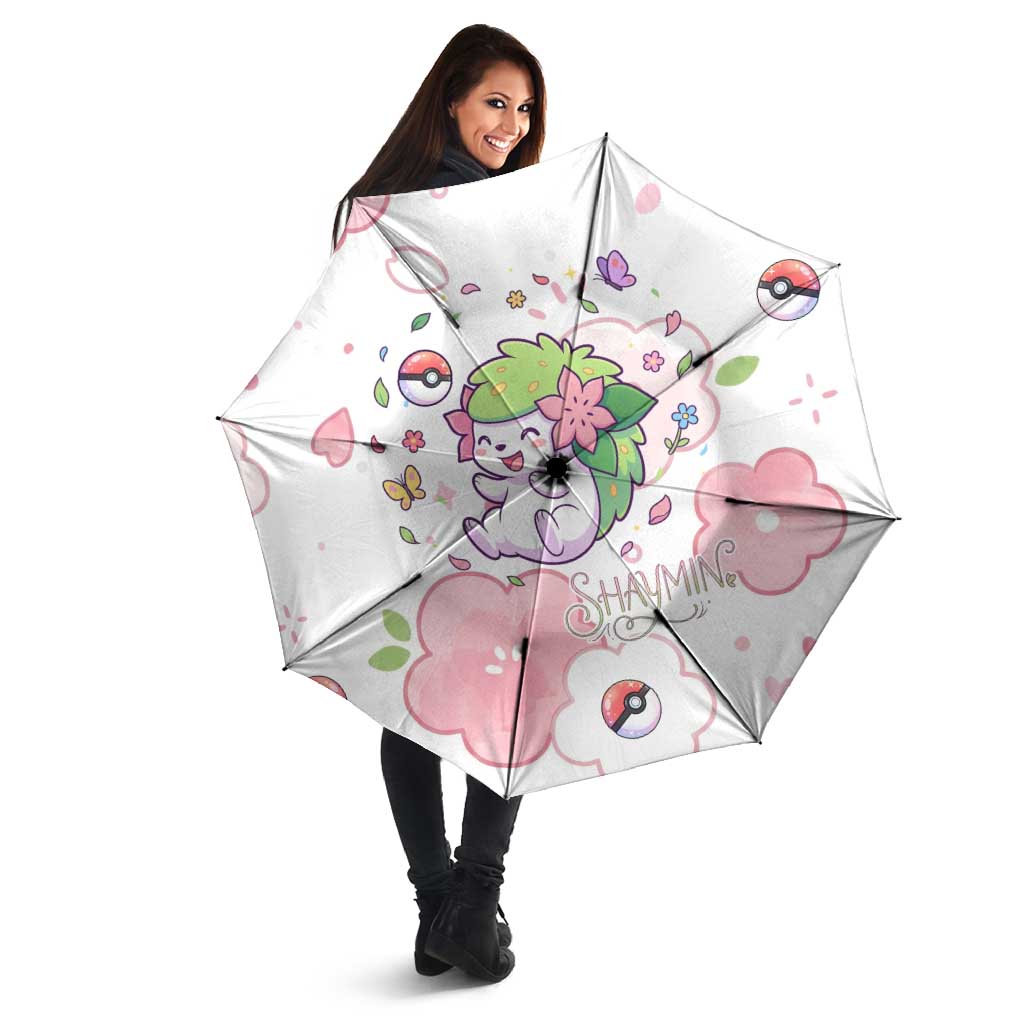 Shaymin Umbrella Floral Pastel Blossom Art