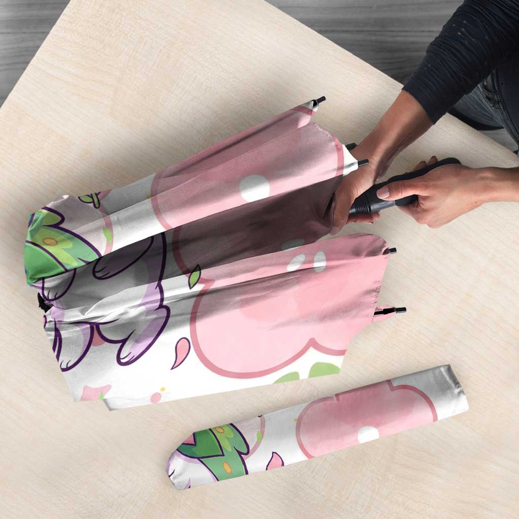 Shaymin Umbrella Floral Pastel Blossom Art