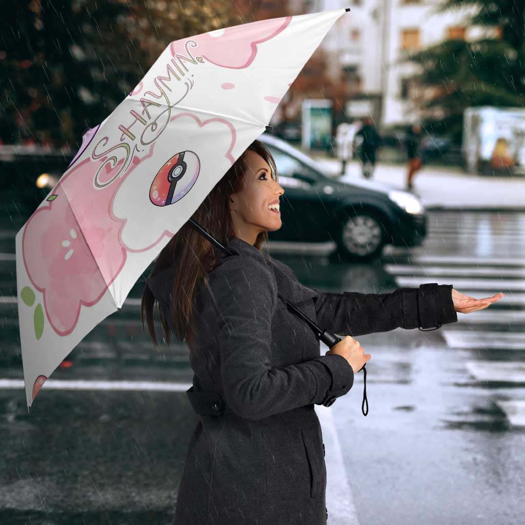 Shaymin Umbrella Floral Pastel Blossom Art
