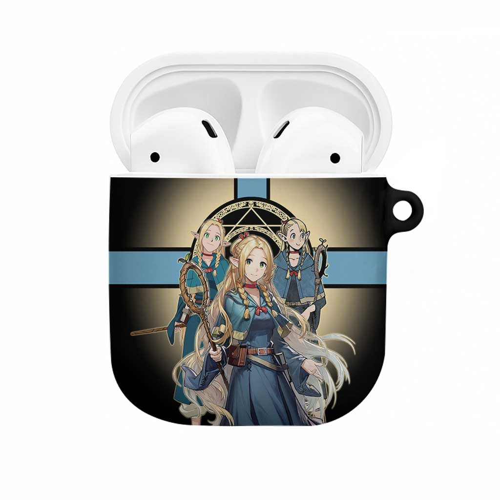 Marcille Donato Elf Mage AirPods Case Fantasy Anime Illustration Style