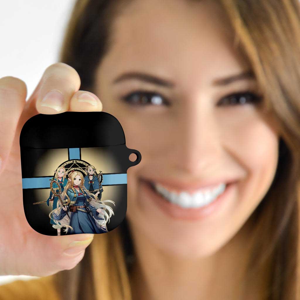 Marcille Donato Elf Mage AirPods Case Fantasy Anime Illustration Style