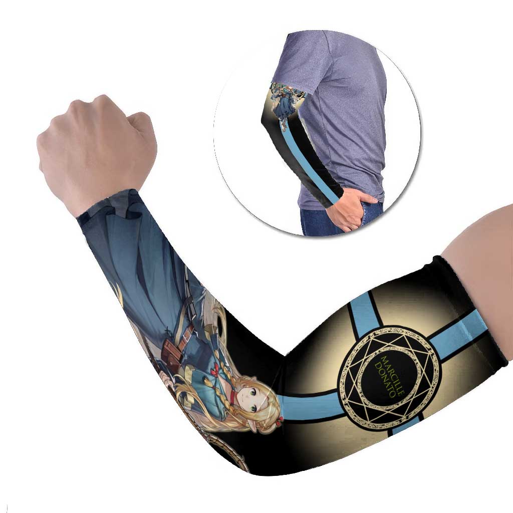 Marcille Donato Elf Mage Arm Sleeves Fantasy Anime Illustration Style