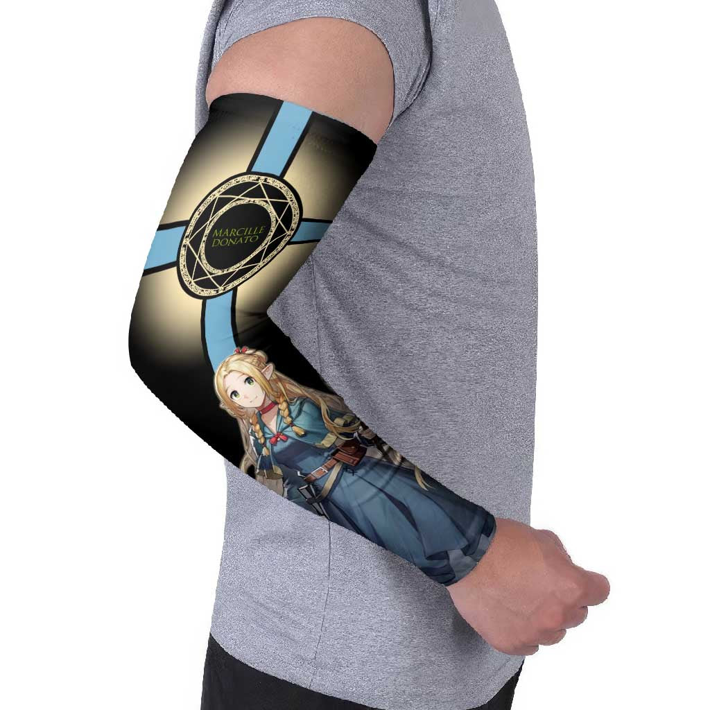 Marcille Donato Elf Mage Arm Sleeves Fantasy Anime Illustration Style