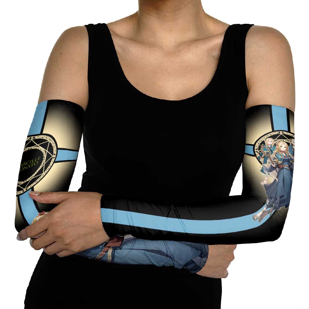 Marcille Donato Elf Mage Arm Sleeves Fantasy Anime Illustration Style