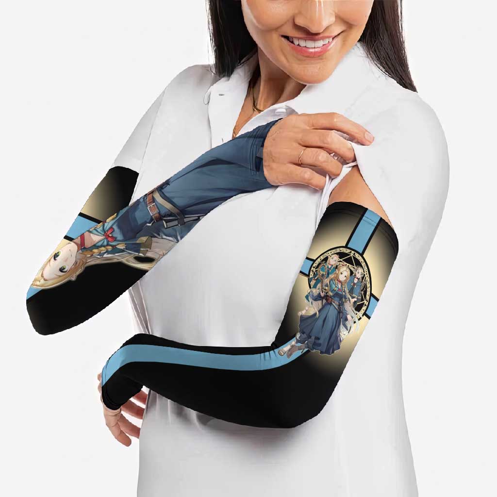 Marcille Donato Elf Mage Arm Sleeves Fantasy Anime Illustration Style