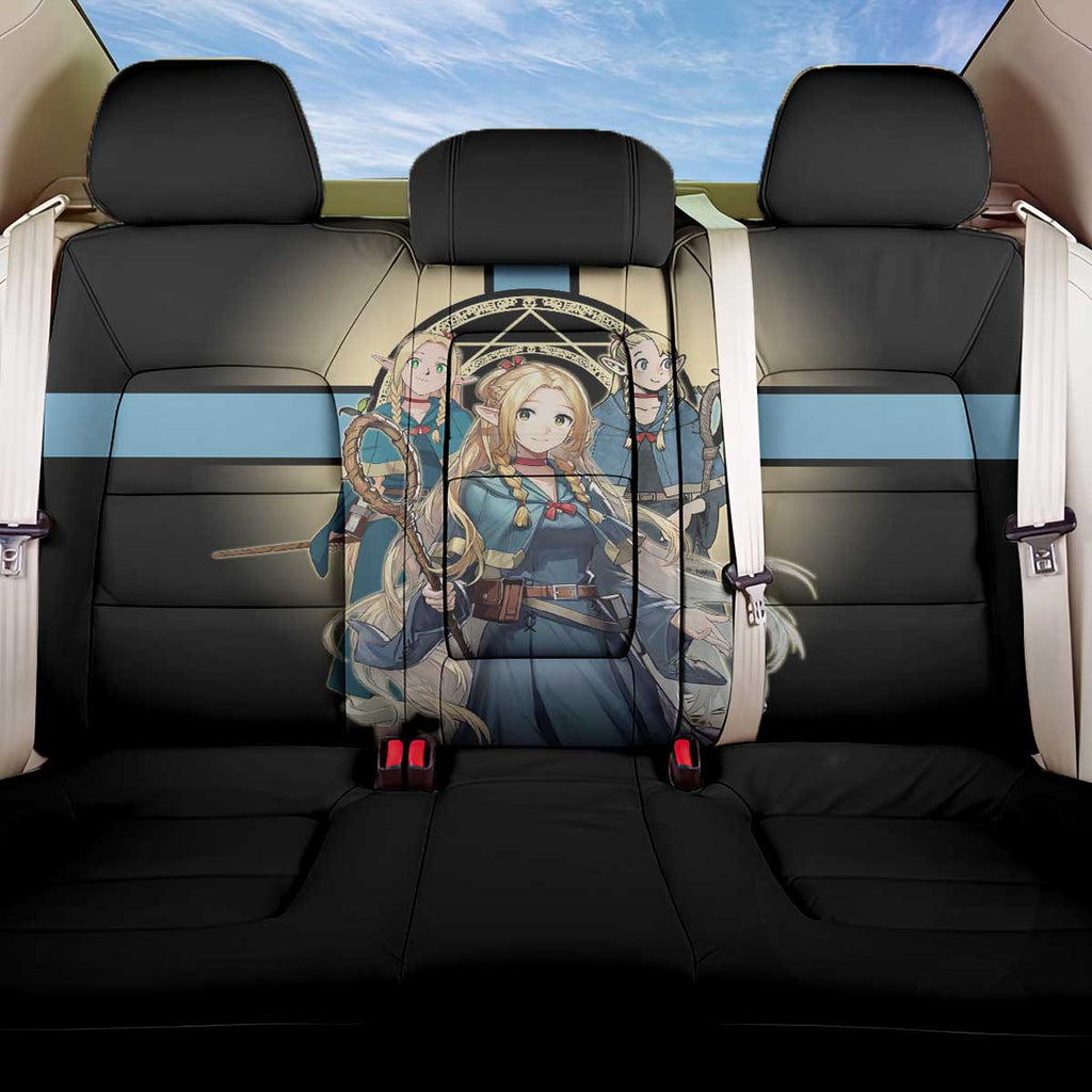 Marcille Donato Elf Mage Back Car Seat Cover Fantasy Anime Illustration Style