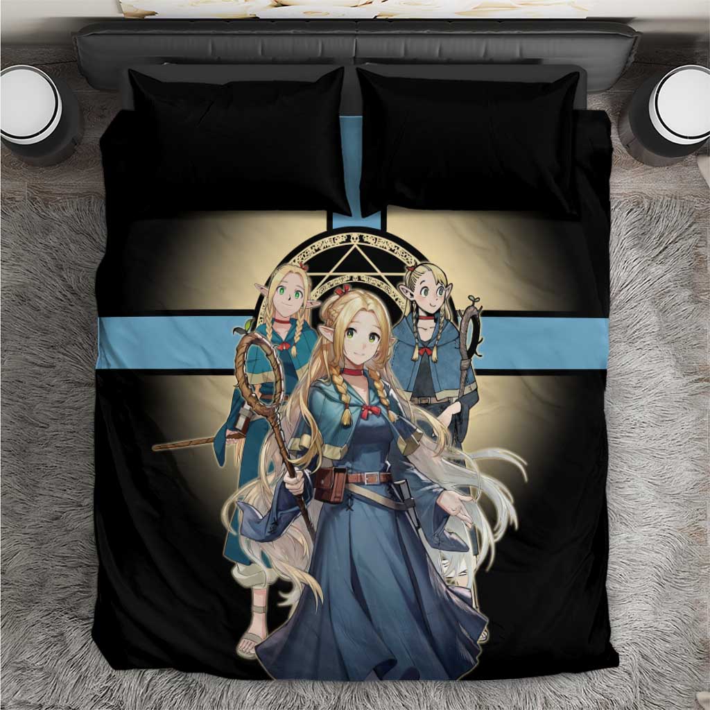 Marcille Donato Elf Mage Bedding Set Fantasy Anime Illustration Style