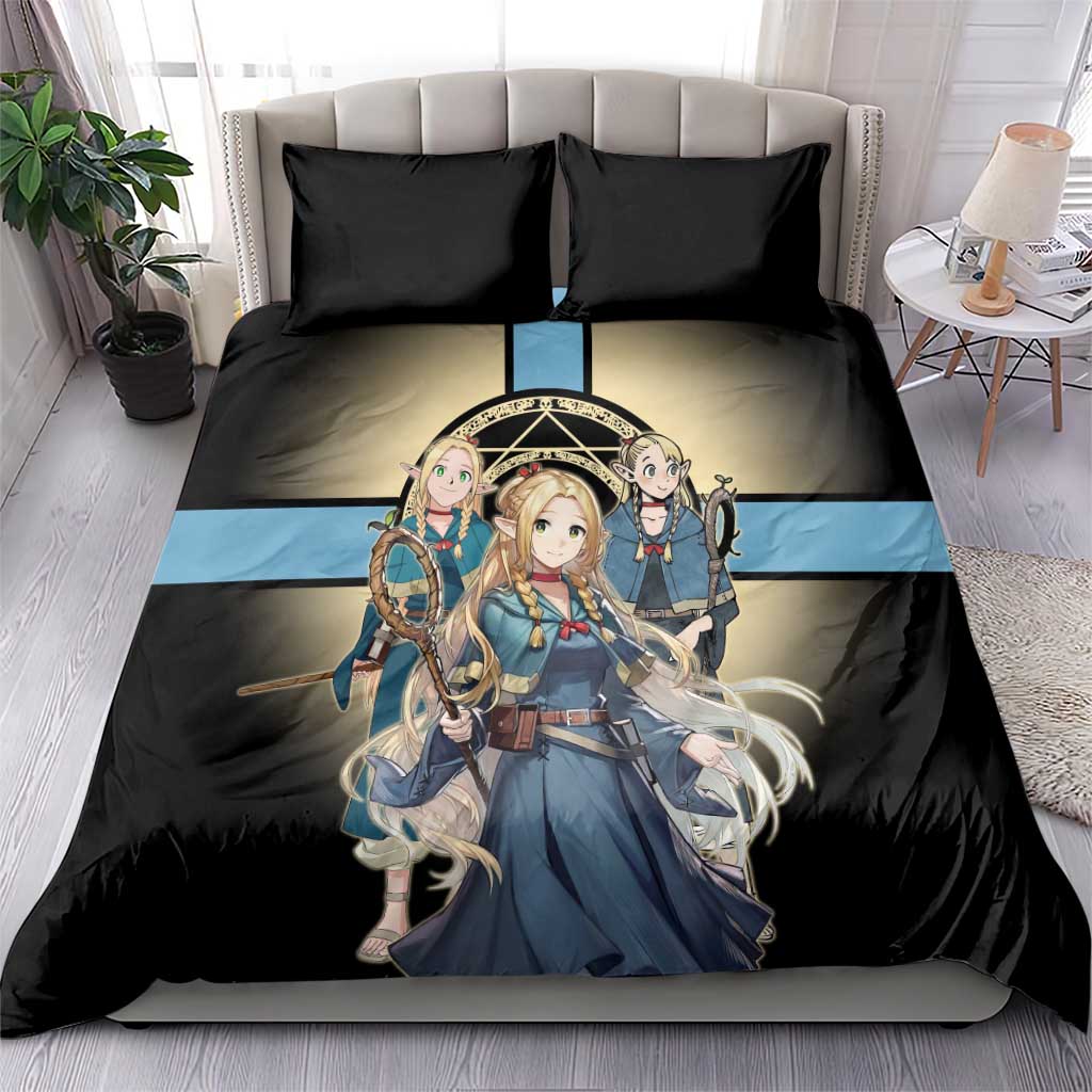 Marcille Donato Elf Mage Bedding Set Fantasy Anime Illustration Style