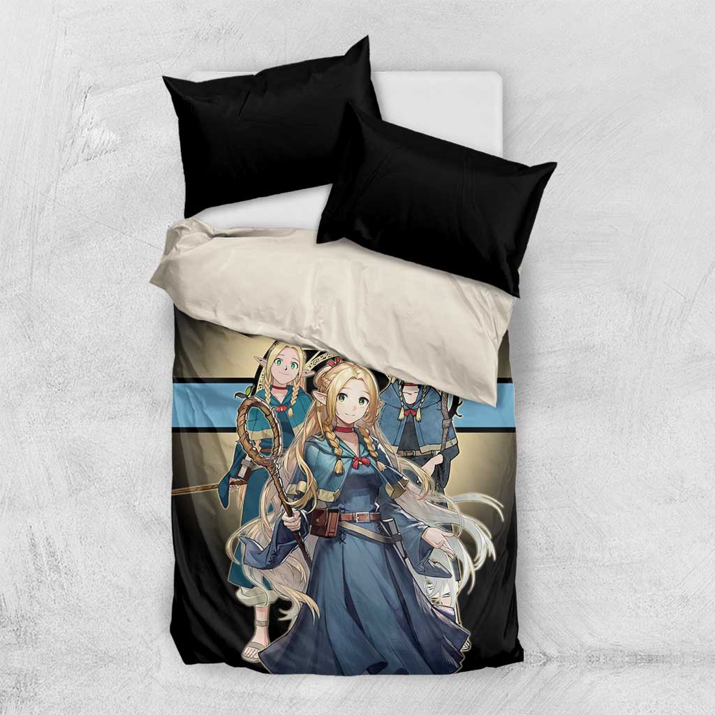 Marcille Donato Elf Mage Bedding Set Fantasy Anime Illustration Style