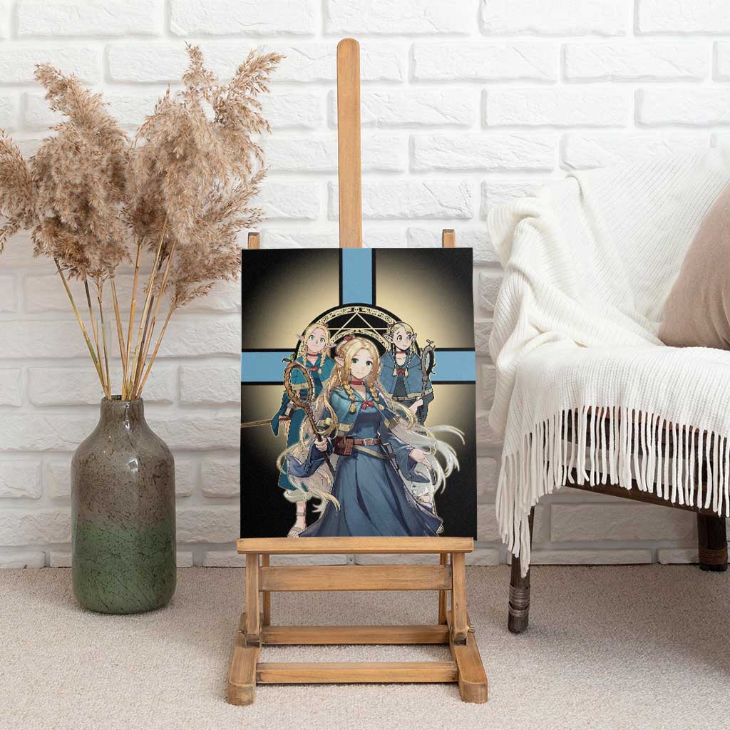 Marcille Donato Elf Mage Canvas Wall Art Fantasy Anime Illustration Style
