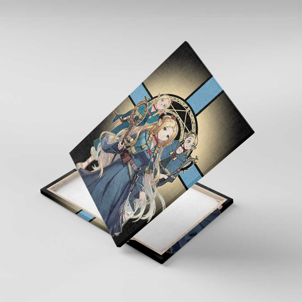 Marcille Donato Elf Mage Canvas Wall Art Fantasy Anime Illustration Style