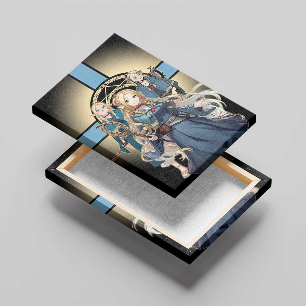 Marcille Donato Elf Mage Canvas Wall Art Fantasy Anime Illustration Style