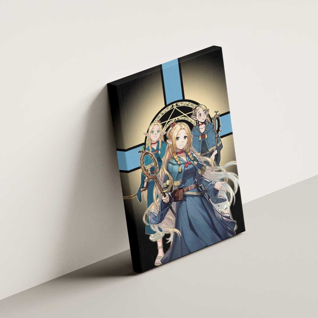 Marcille Donato Elf Mage Canvas Wall Art Fantasy Anime Illustration Style