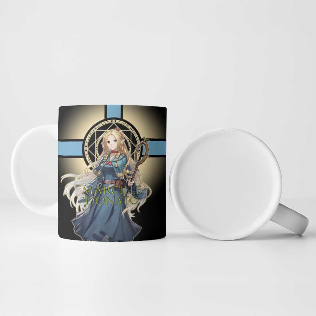 Marcille Donato Elf Mage Ceramic Mug Fantasy Anime Illustration Style
