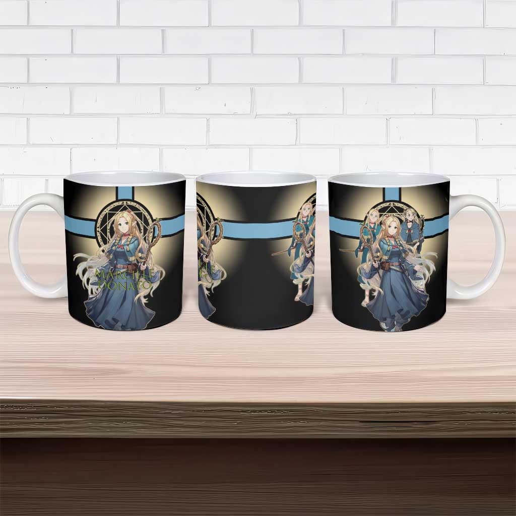 Marcille Donato Elf Mage Ceramic Mug Fantasy Anime Illustration Style