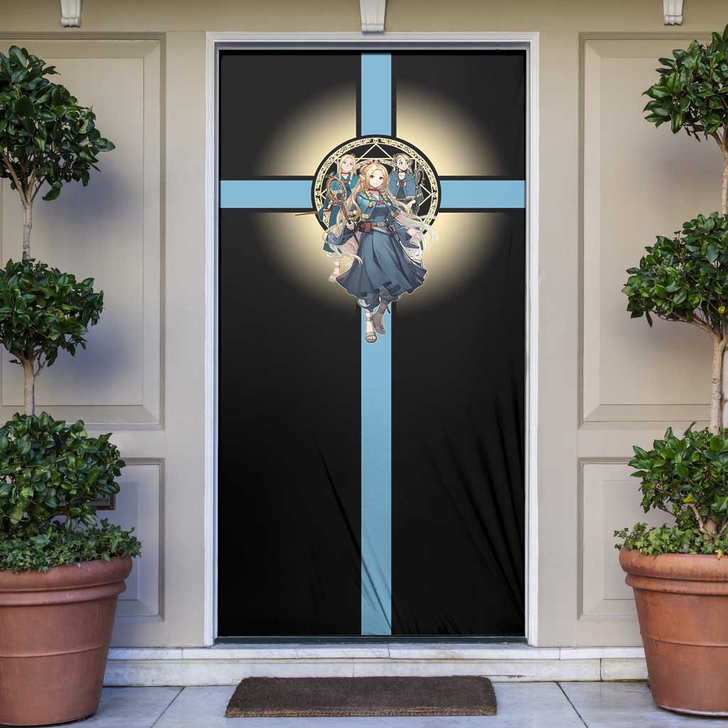 Marcille Donato Elf Mage Door Cover Fantasy Anime Illustration Style