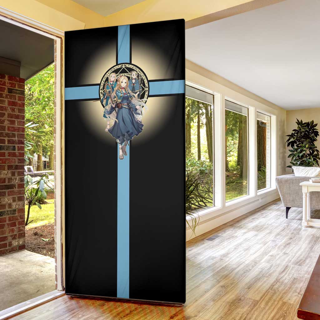 Marcille Donato Elf Mage Door Cover Fantasy Anime Illustration Style