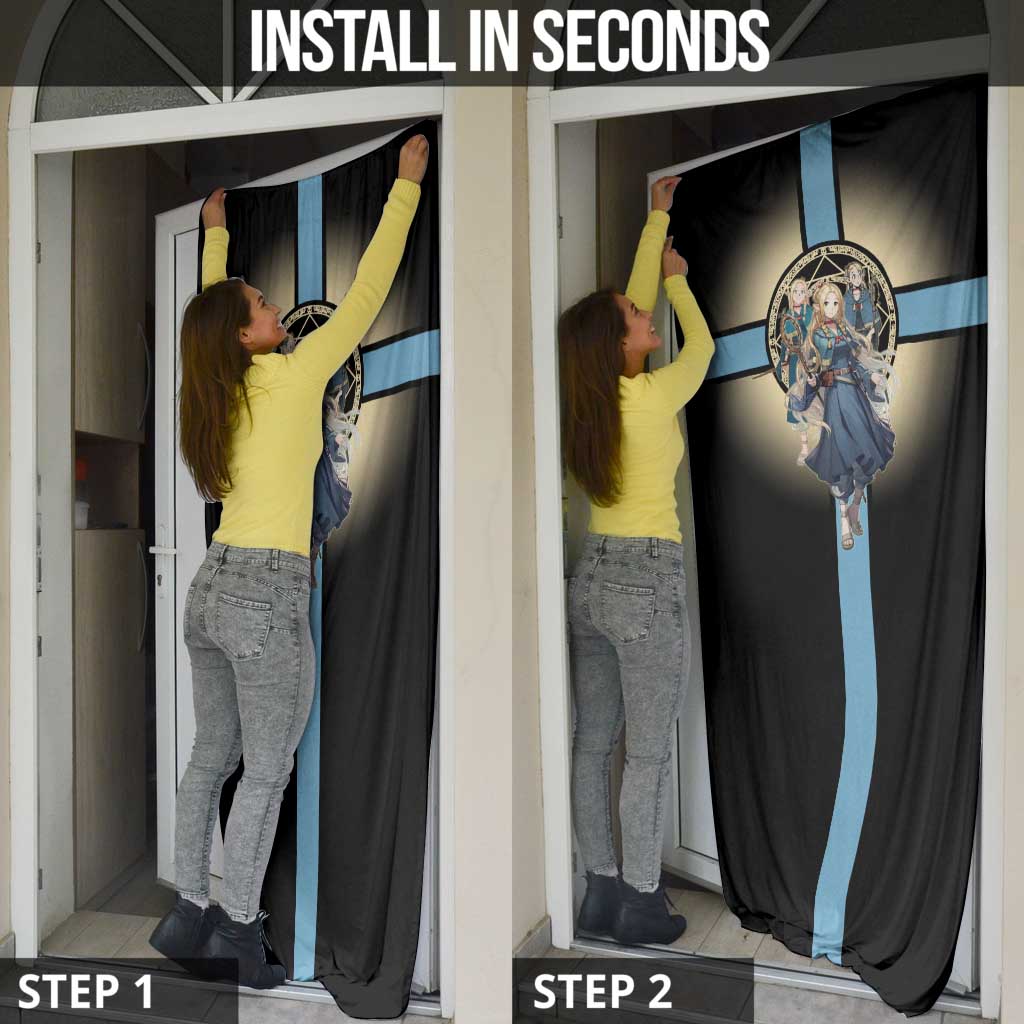 Marcille Donato Elf Mage Door Cover Fantasy Anime Illustration Style