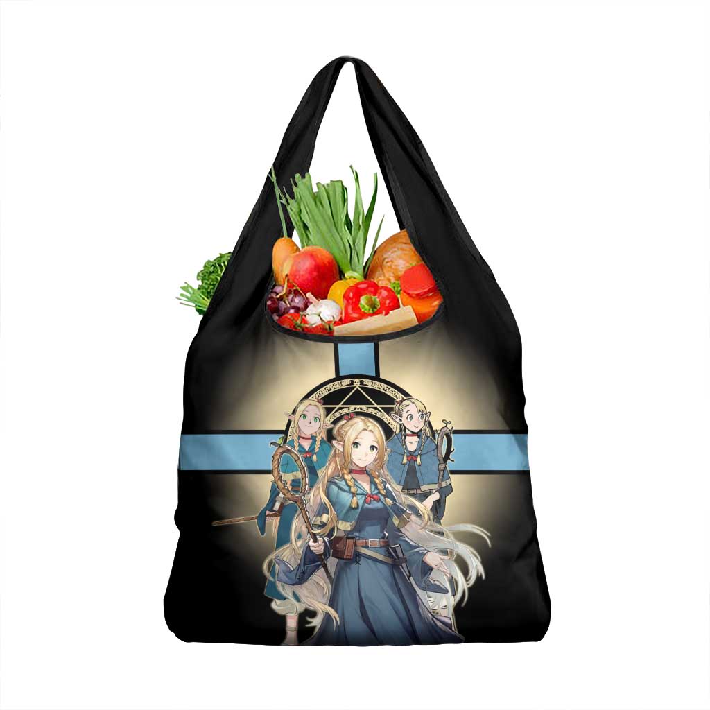 Marcille Donato Elf Mage Grocery Bag Fantasy Anime Illustration Style