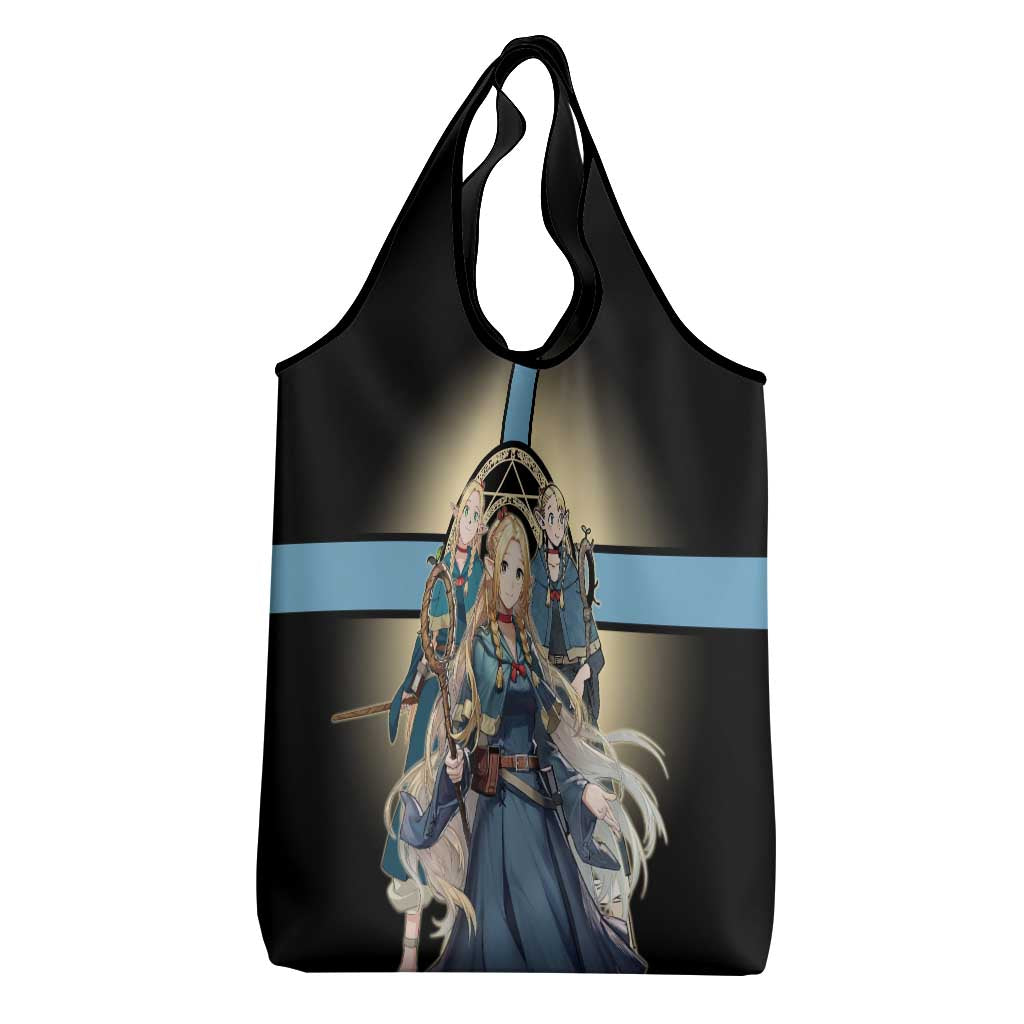 Marcille Donato Elf Mage Grocery Bag Fantasy Anime Illustration Style