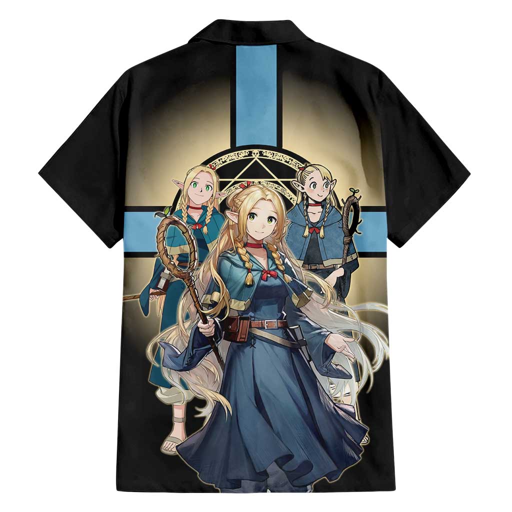 Marcille Donato Elf Mage Hawaiian Shirt Fantasy Anime Illustration Style