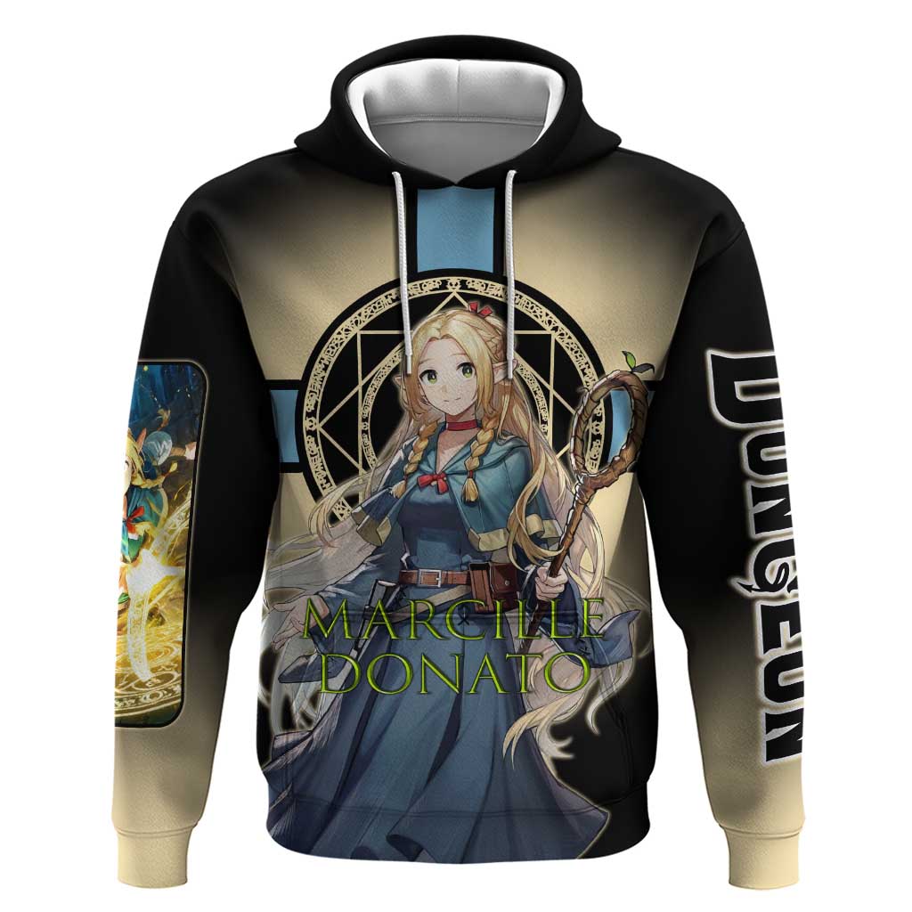 Marcille Donato Elf Mage Hoodie Fantasy Anime Illustration Style