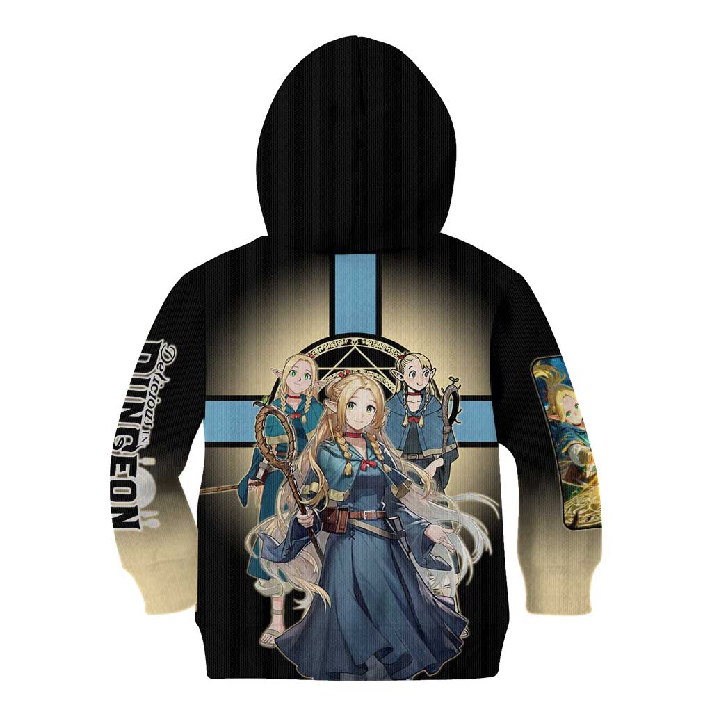 Marcille Donato Elf Mage Kid Hoodie Fantasy Anime Illustration Style