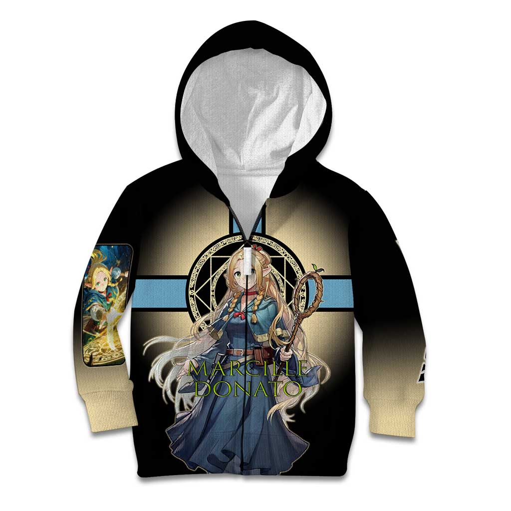 Marcille Donato Elf Mage Kid Hoodie Fantasy Anime Illustration Style