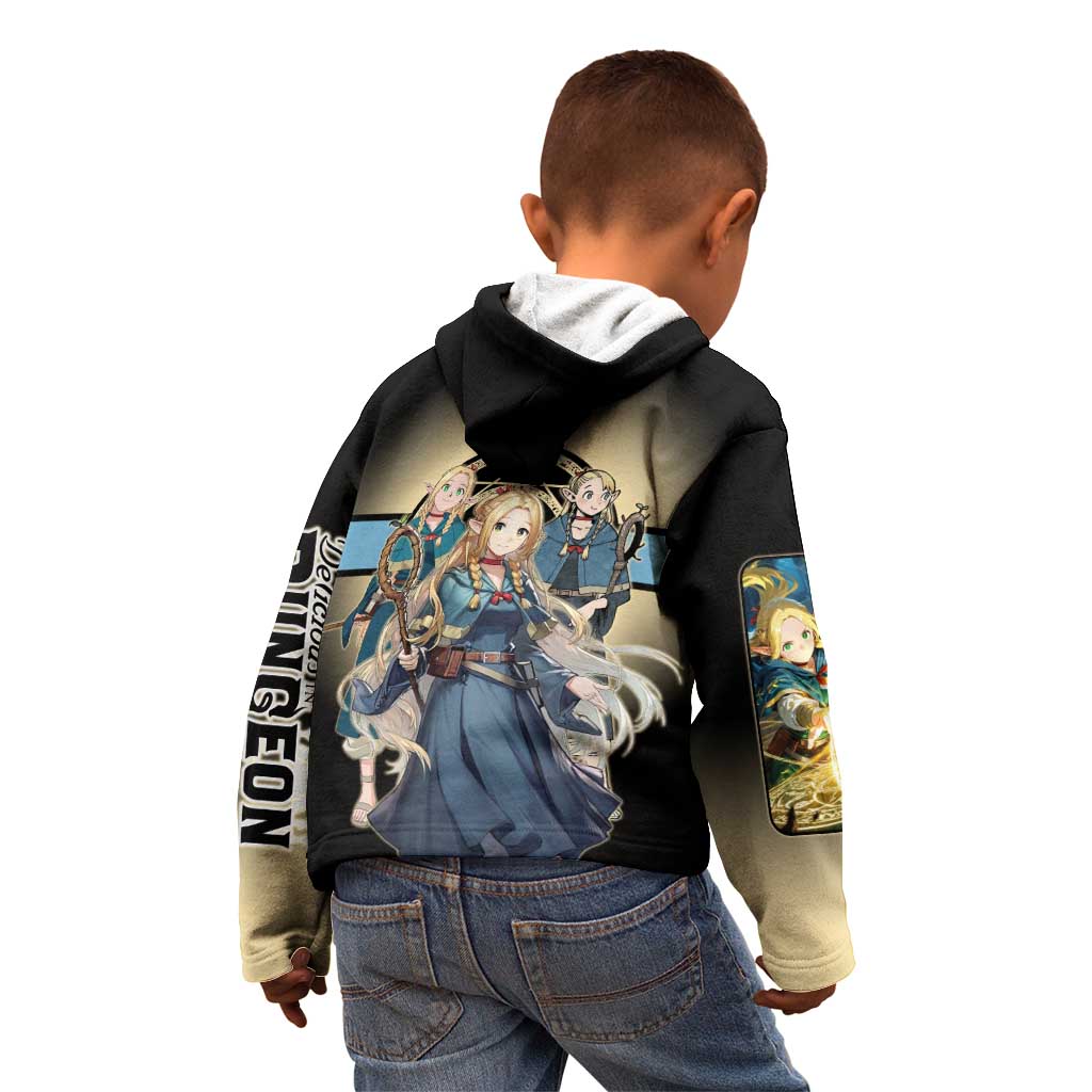 Marcille Donato Elf Mage Kid Hoodie Fantasy Anime Illustration Style