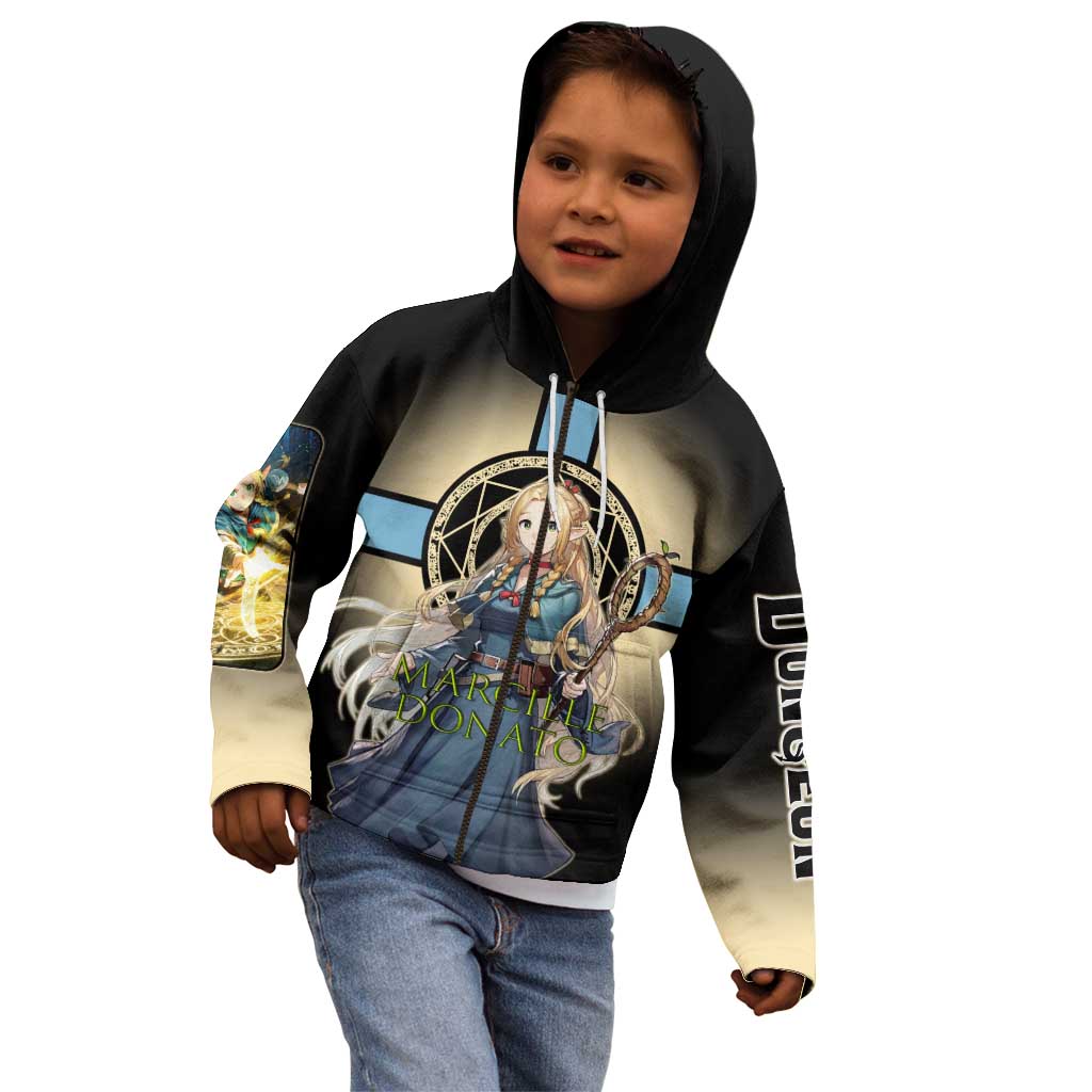 Marcille Donato Elf Mage Kid Hoodie Fantasy Anime Illustration Style