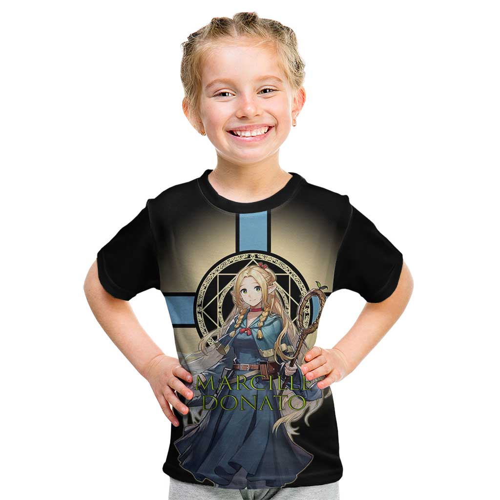 Marcille Donato Elf Mage Kid T Shirt Fantasy Anime Illustration Style