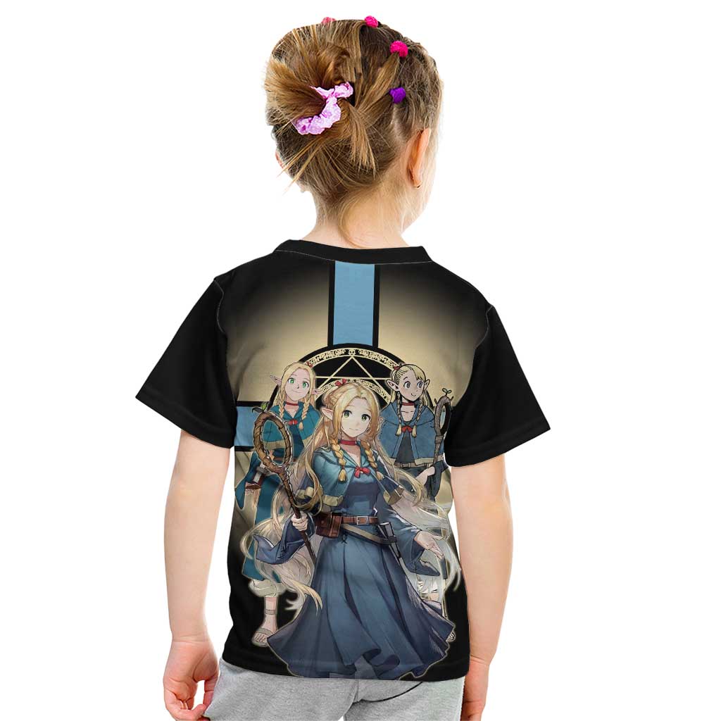 Marcille Donato Elf Mage Kid T Shirt Fantasy Anime Illustration Style