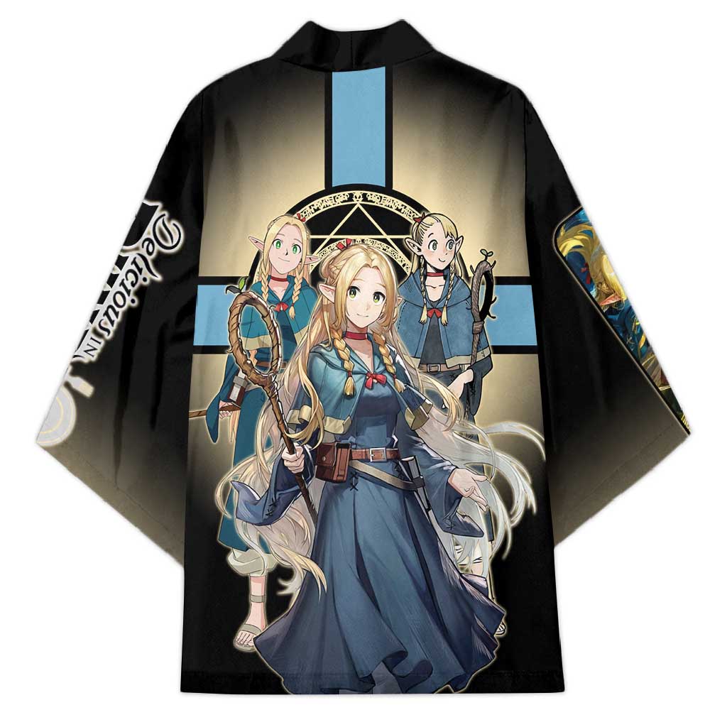Marcille Donato Elf Mage Kimono Fantasy Anime Illustration Style
