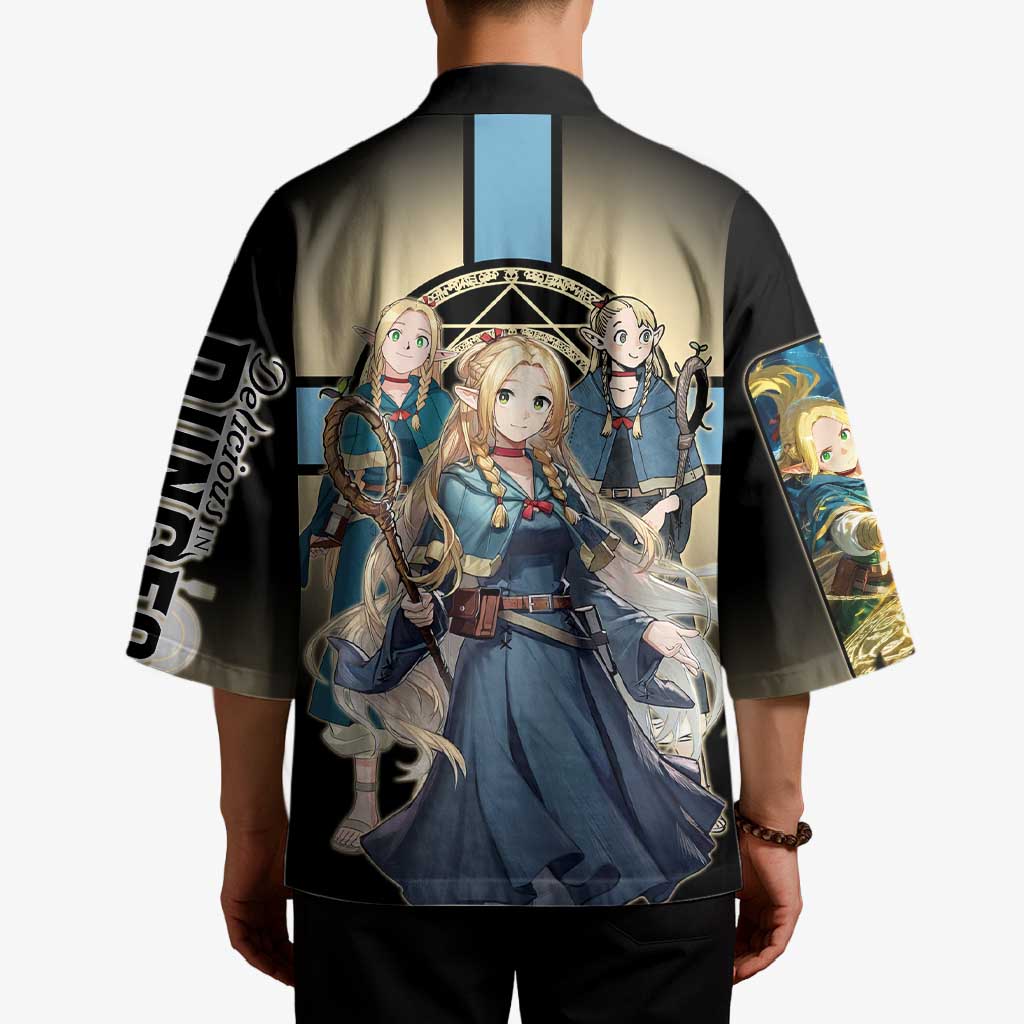 Marcille Donato Elf Mage Kimono Fantasy Anime Illustration Style