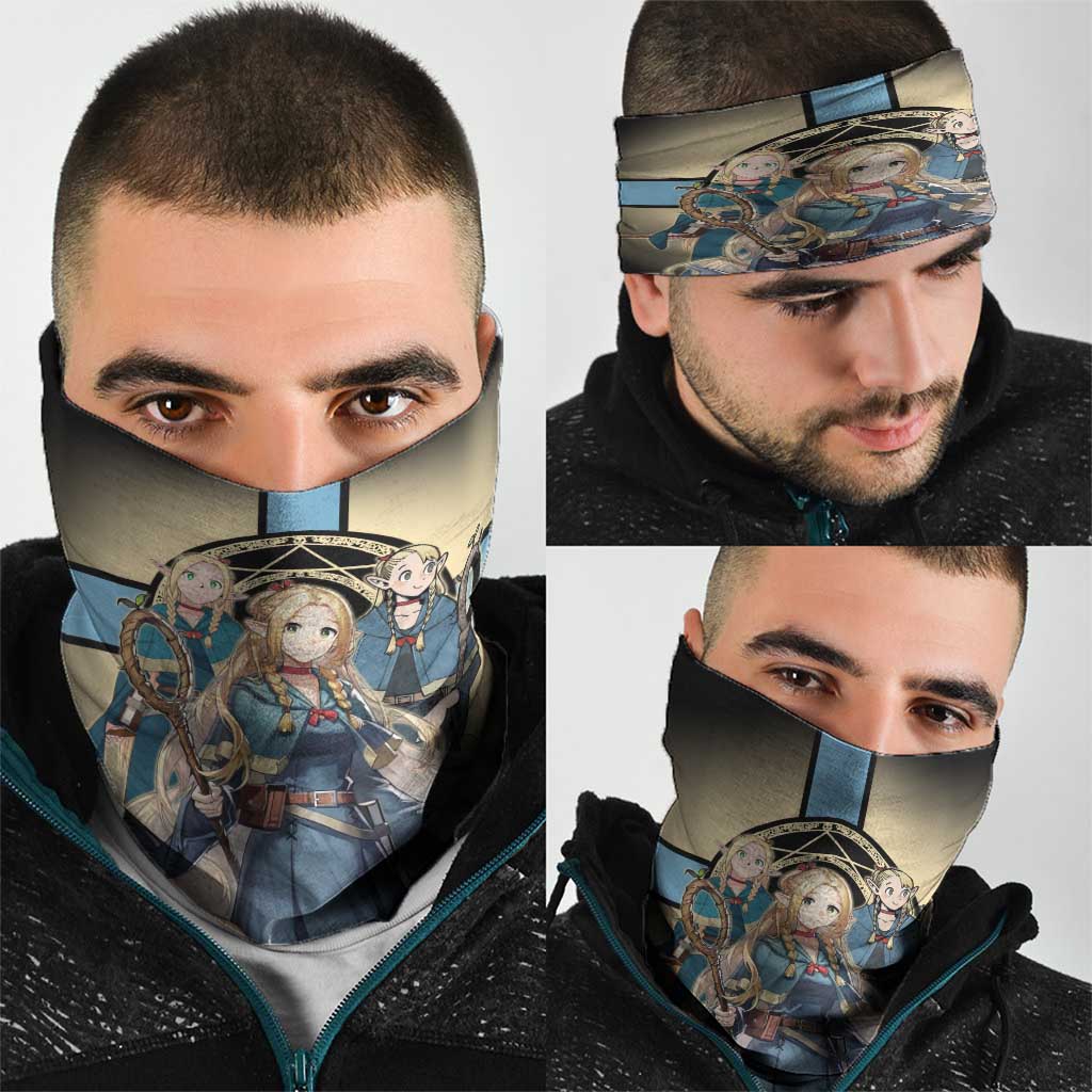 Marcille Donato Elf Mage Neck Gaiter Fantasy Anime Illustration Style