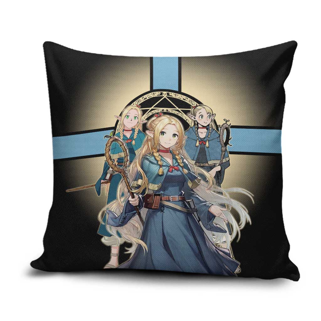 Marcille Donato Elf Mage Pillow Cover Fantasy Anime Illustration Style