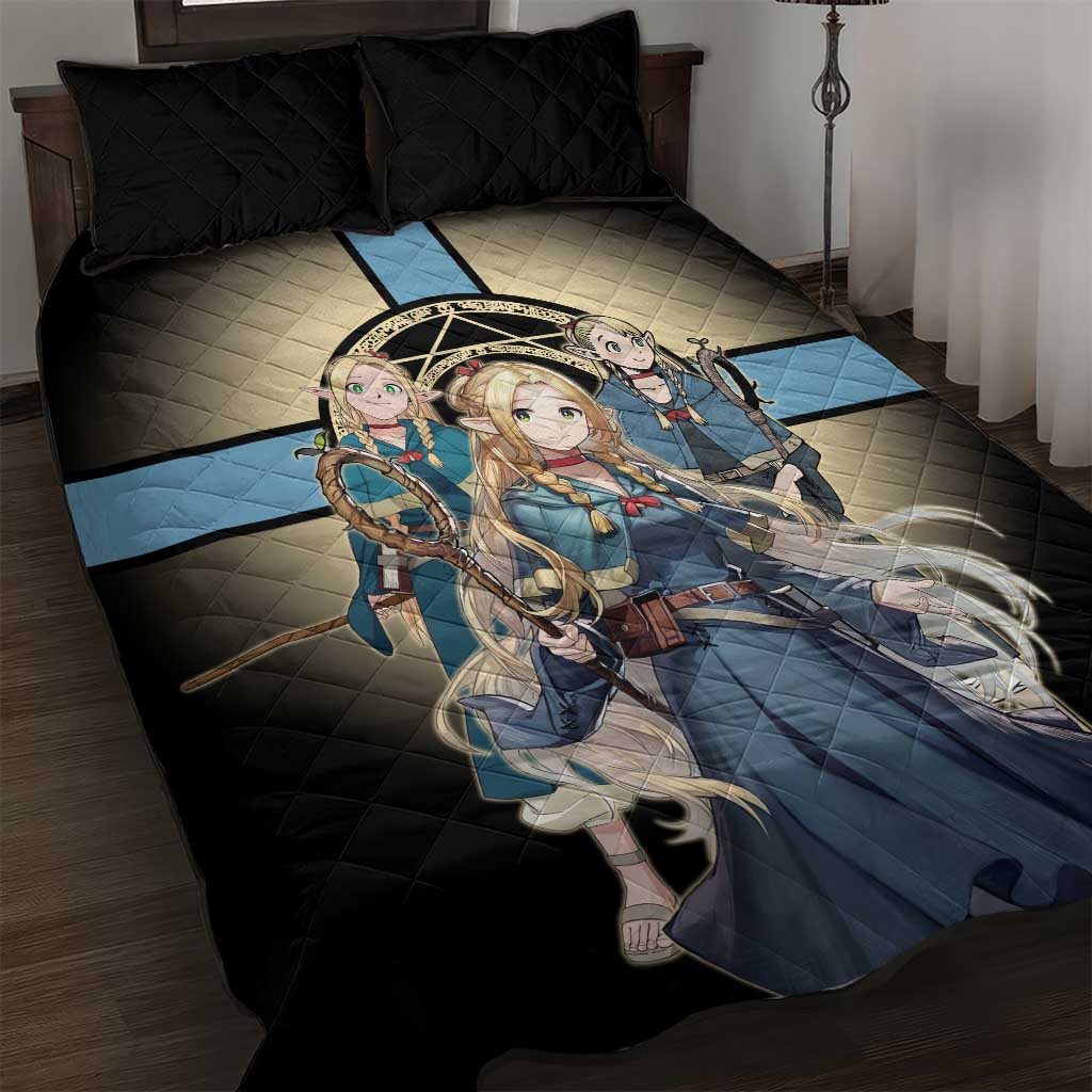 Marcille Donato Elf Mage Quilt Bed Set Fantasy Anime Illustration Style