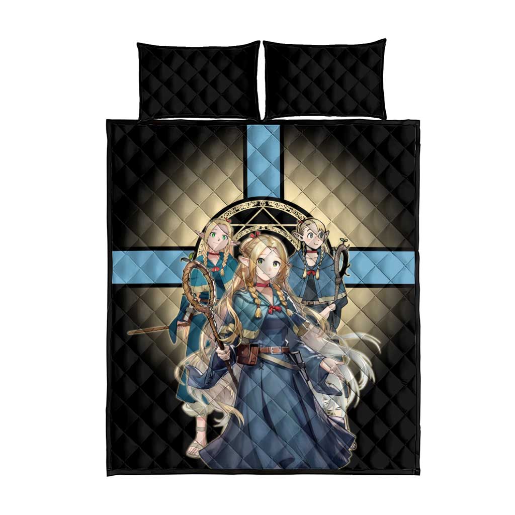 Marcille Donato Elf Mage Quilt Bed Set Fantasy Anime Illustration Style