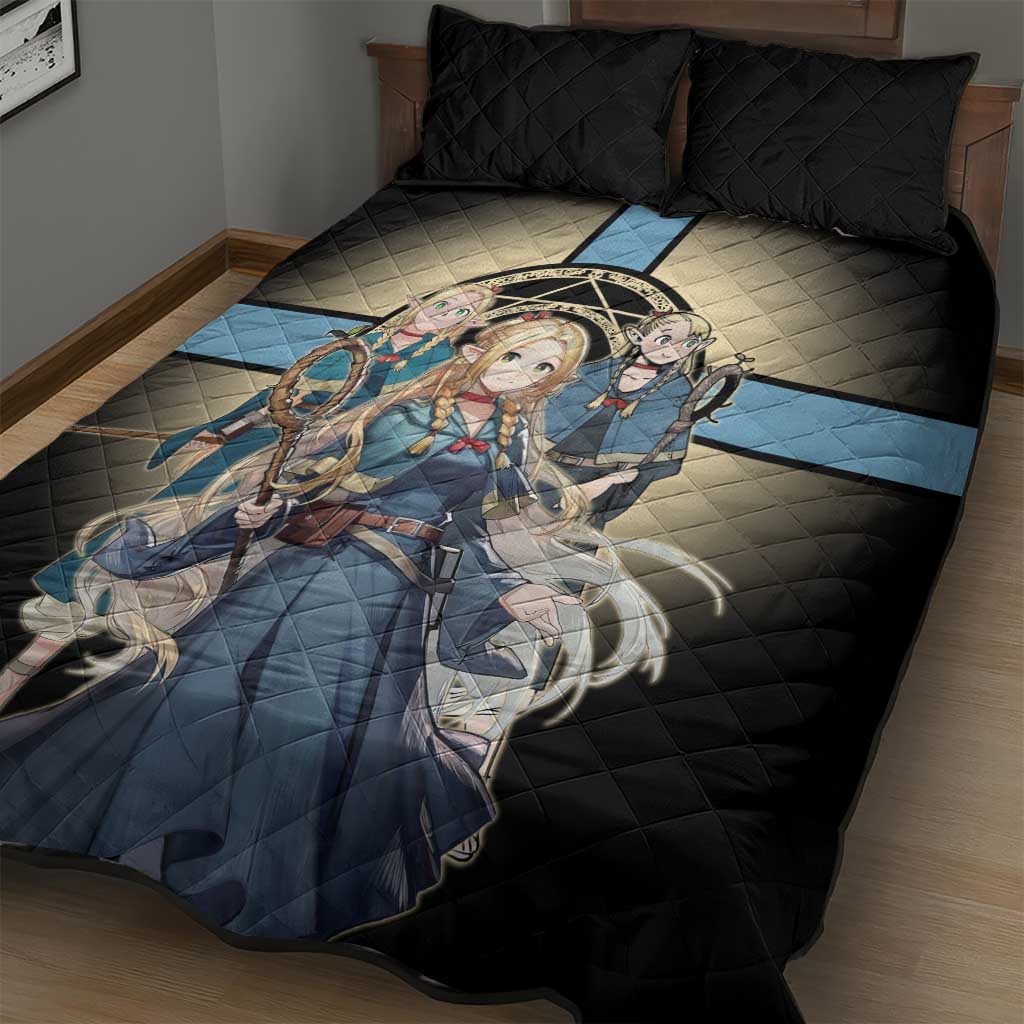 Marcille Donato Elf Mage Quilt Bed Set Fantasy Anime Illustration Style