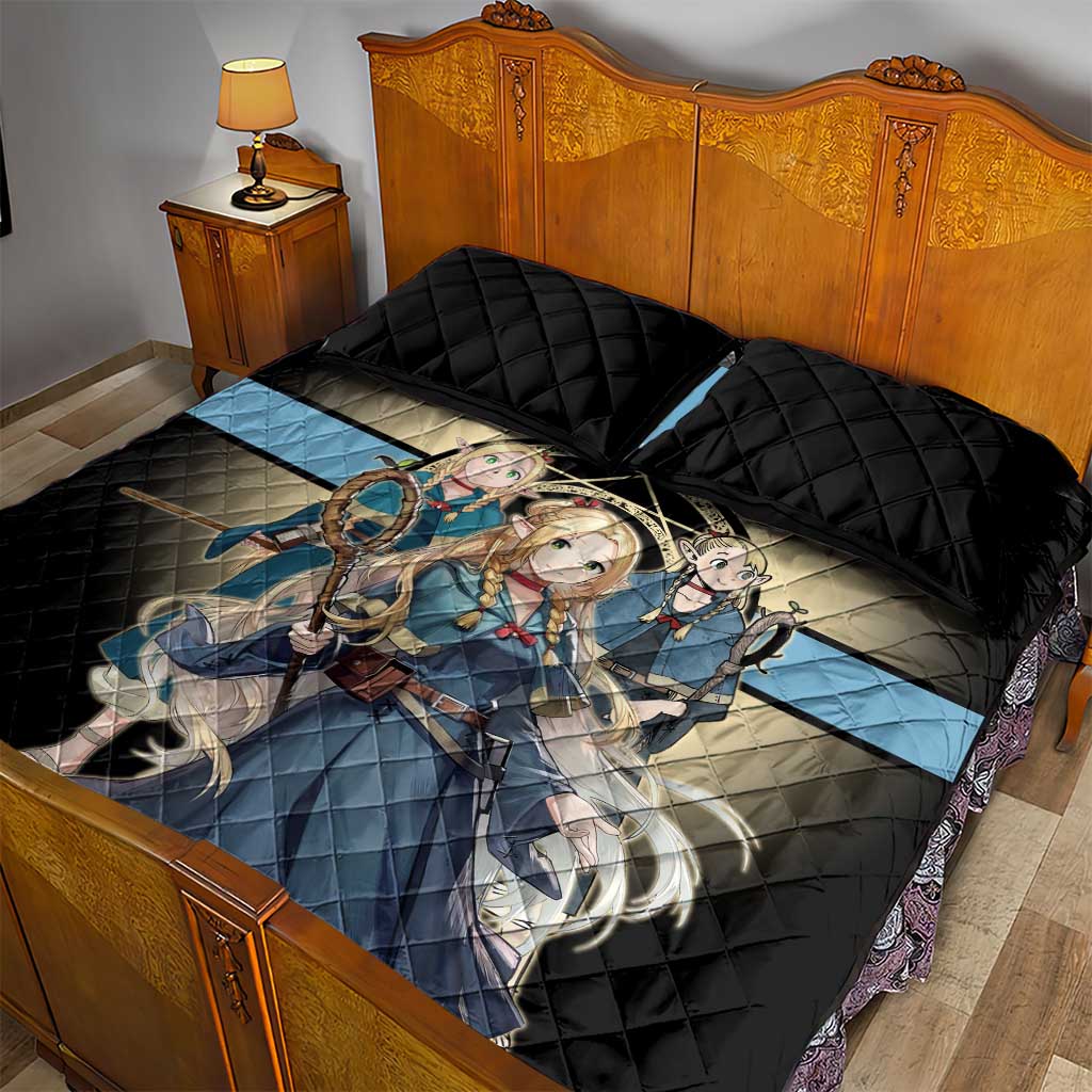 Marcille Donato Elf Mage Quilt Bed Set Fantasy Anime Illustration Style