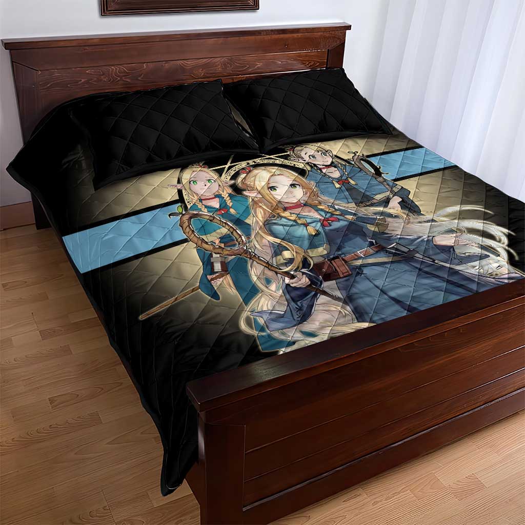 Marcille Donato Elf Mage Quilt Bed Set Fantasy Anime Illustration Style