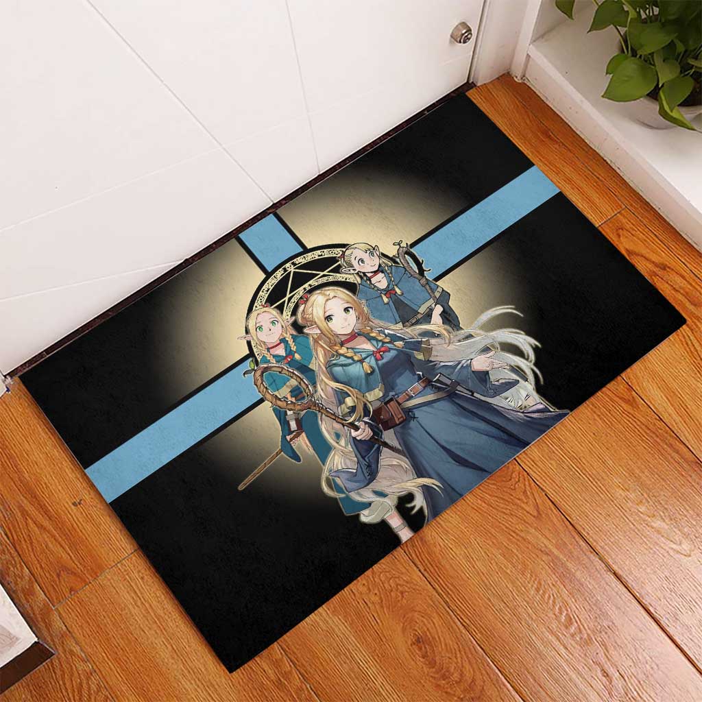 Marcille Donato Elf Mage Rubber Doormat Fantasy Anime Illustration Style