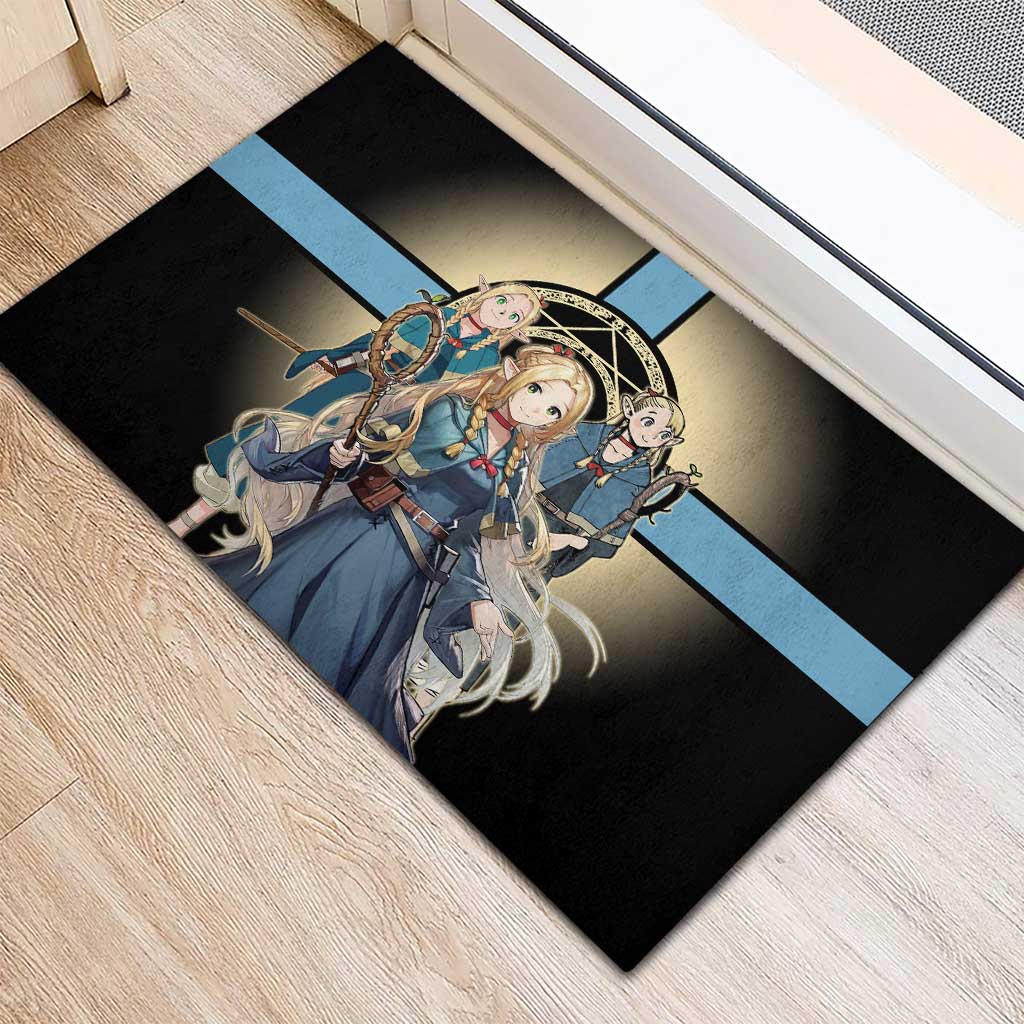 Marcille Donato Elf Mage Rubber Doormat Fantasy Anime Illustration Style