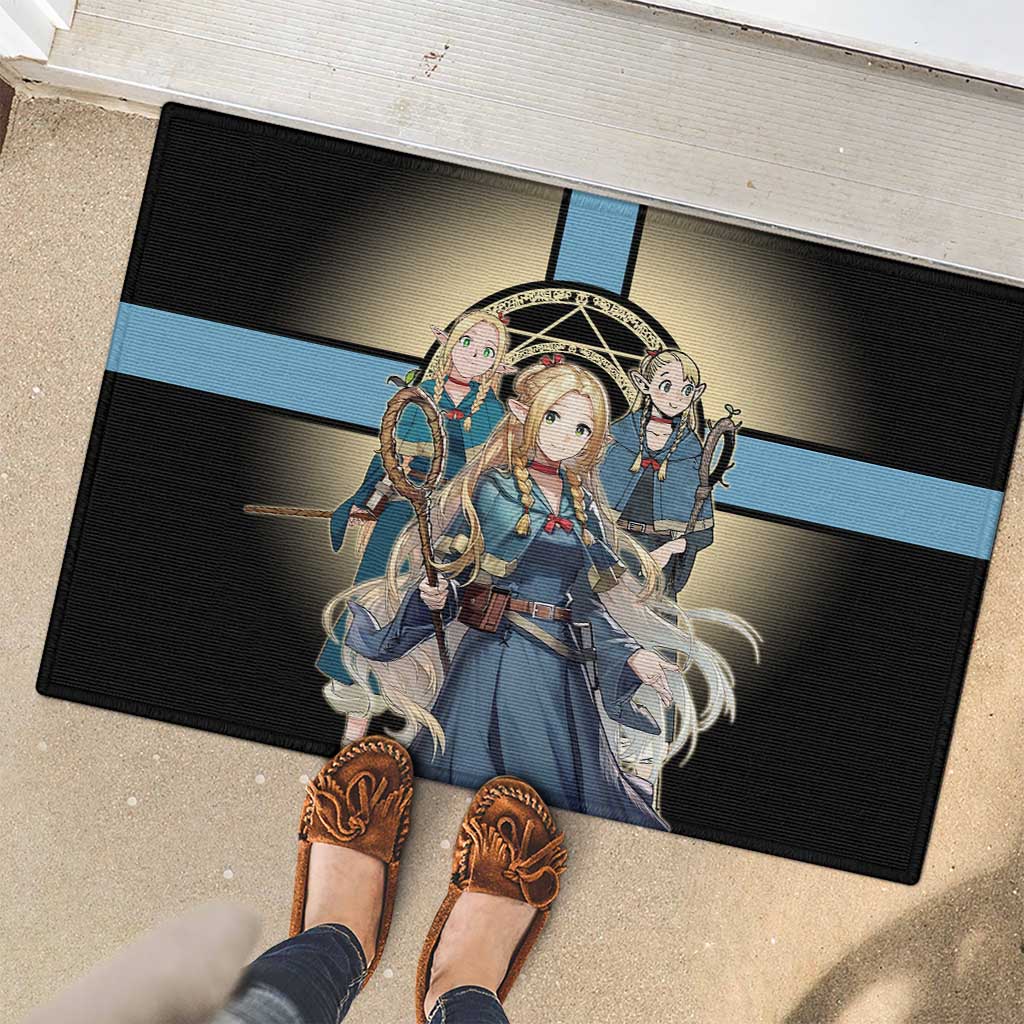 Marcille Donato Elf Mage Rubber Doormat Fantasy Anime Illustration Style