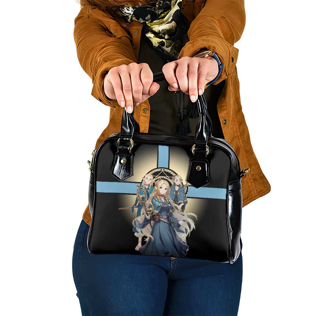 Marcille Donato Elf Mage Shoulder Handbag Fantasy Anime Illustration Style