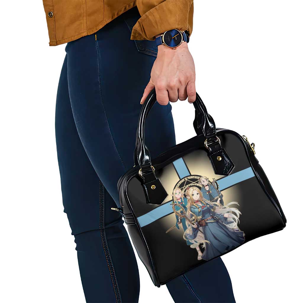Marcille Donato Elf Mage Shoulder Handbag Fantasy Anime Illustration Style