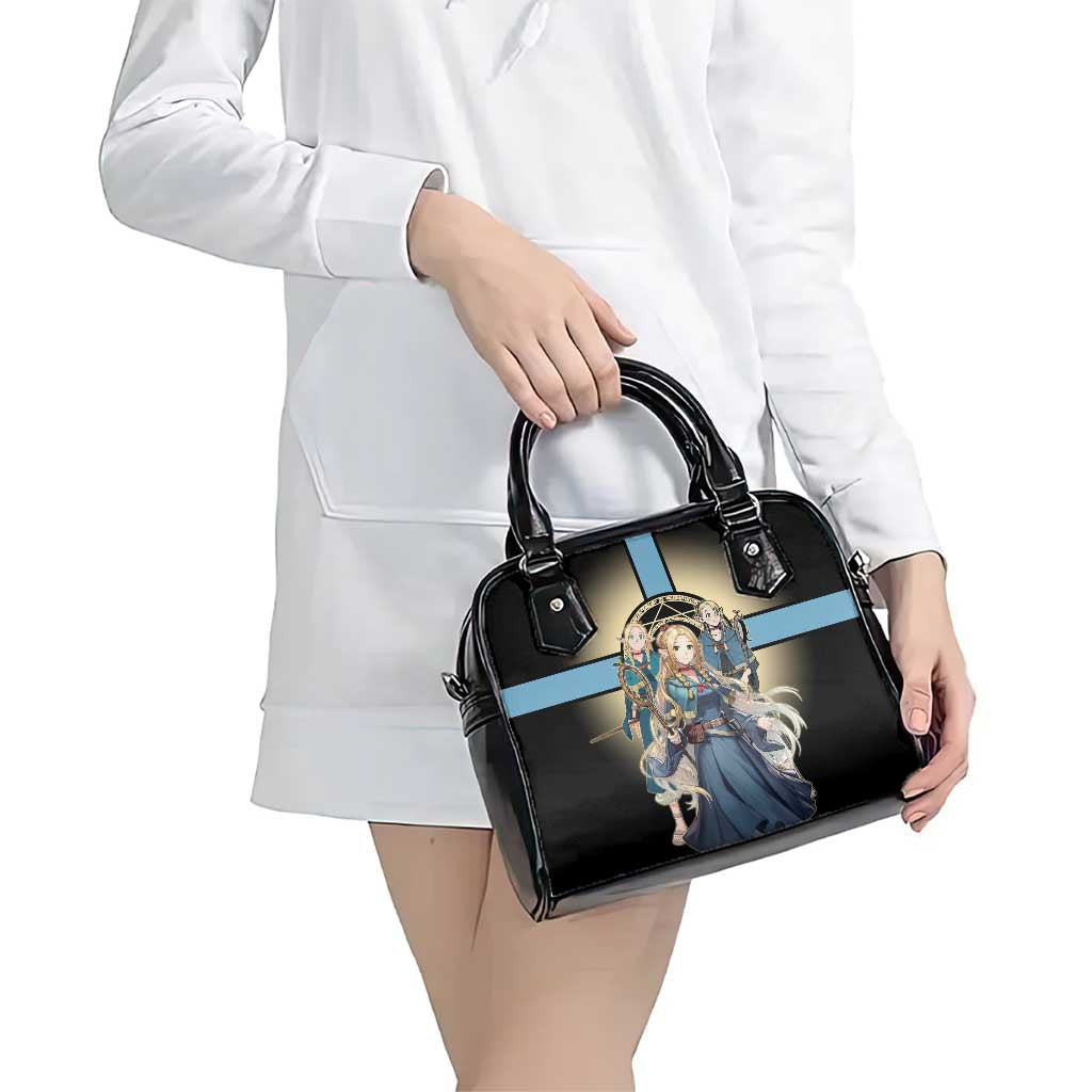 Marcille Donato Elf Mage Shoulder Handbag Fantasy Anime Illustration Style