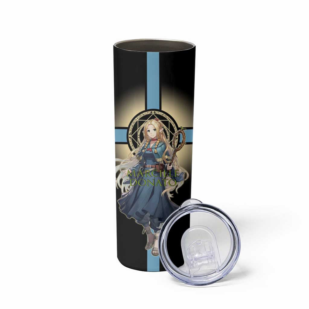 Marcille Donato Elf Mage Skinny Tumbler Fantasy Anime Illustration Style