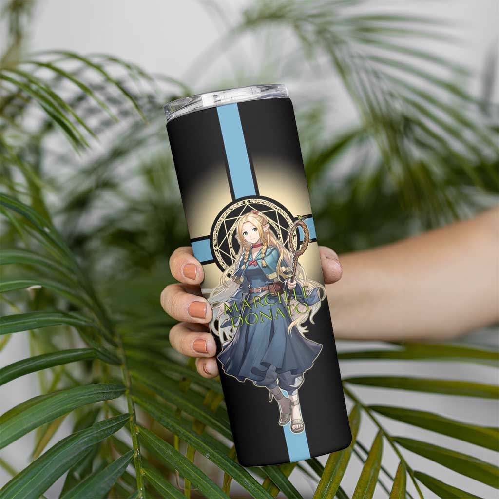 Marcille Donato Elf Mage Skinny Tumbler Fantasy Anime Illustration Style