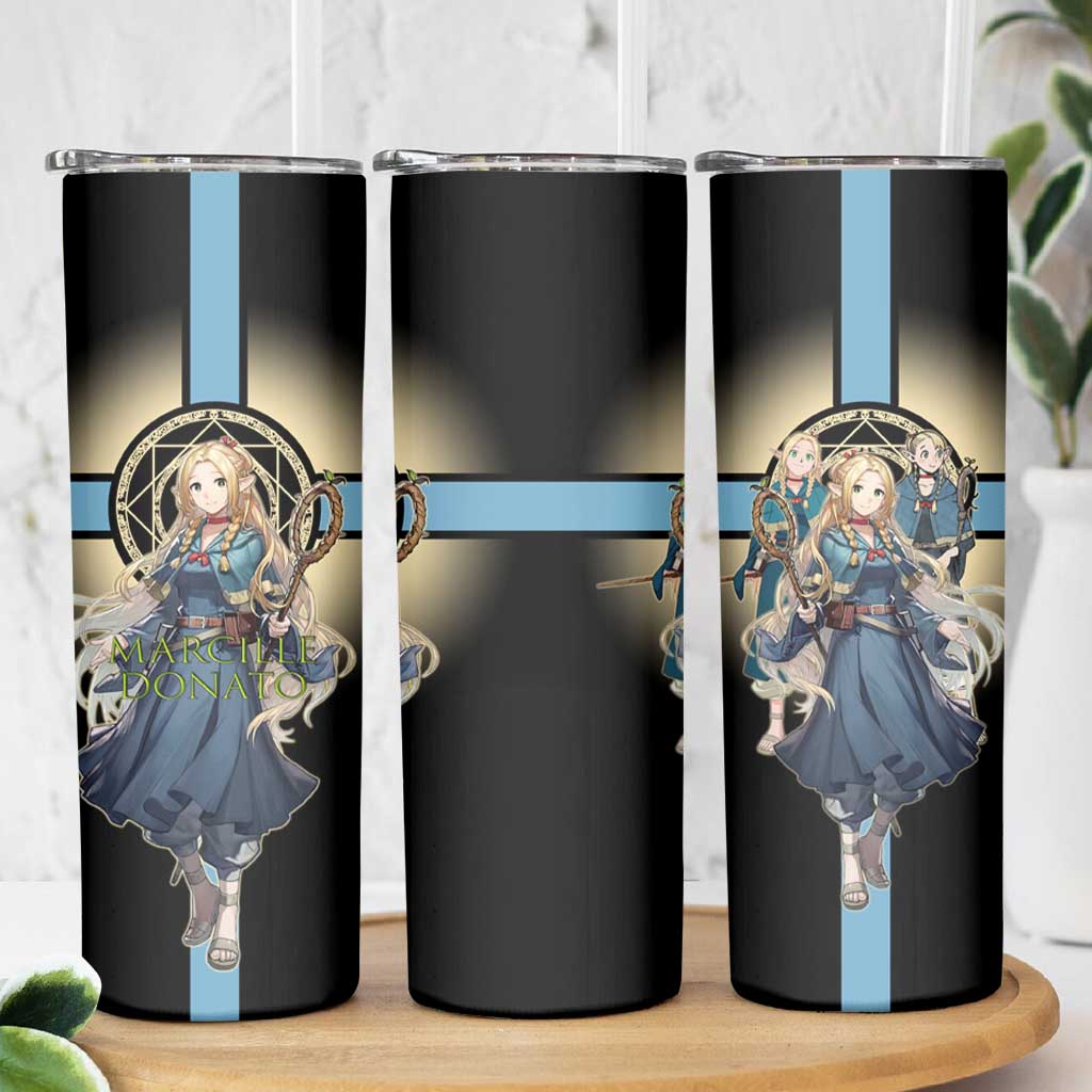 Marcille Donato Elf Mage Skinny Tumbler Fantasy Anime Illustration Style